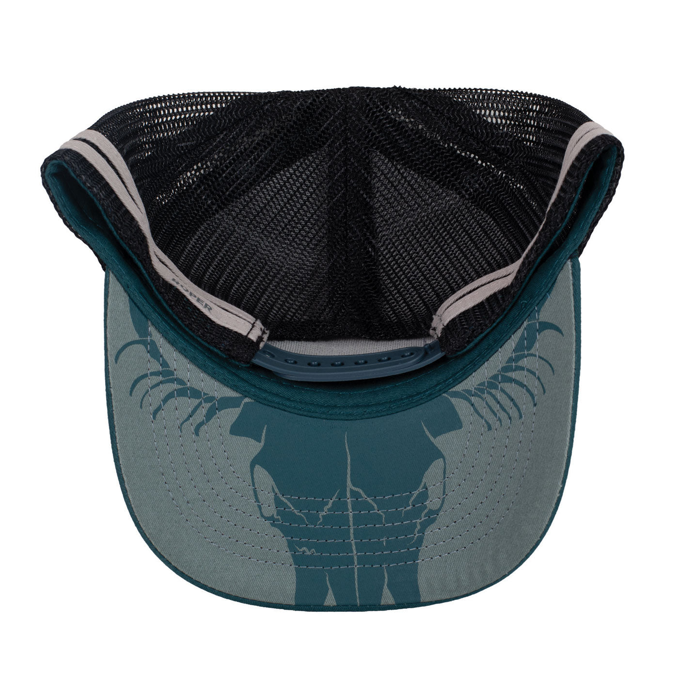 ROPER BULL SKULL TRUCKER CAP