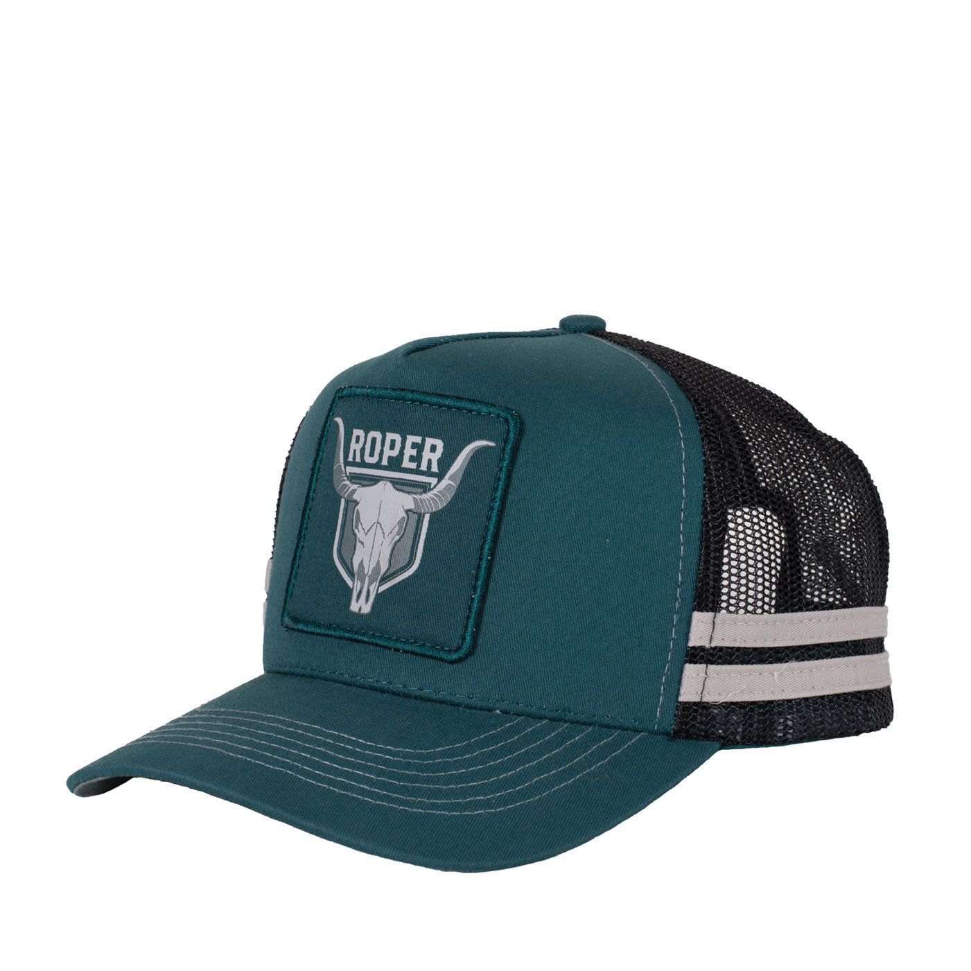 ROPER BULL SKULL TRUCKER CAP-Ranges Country
