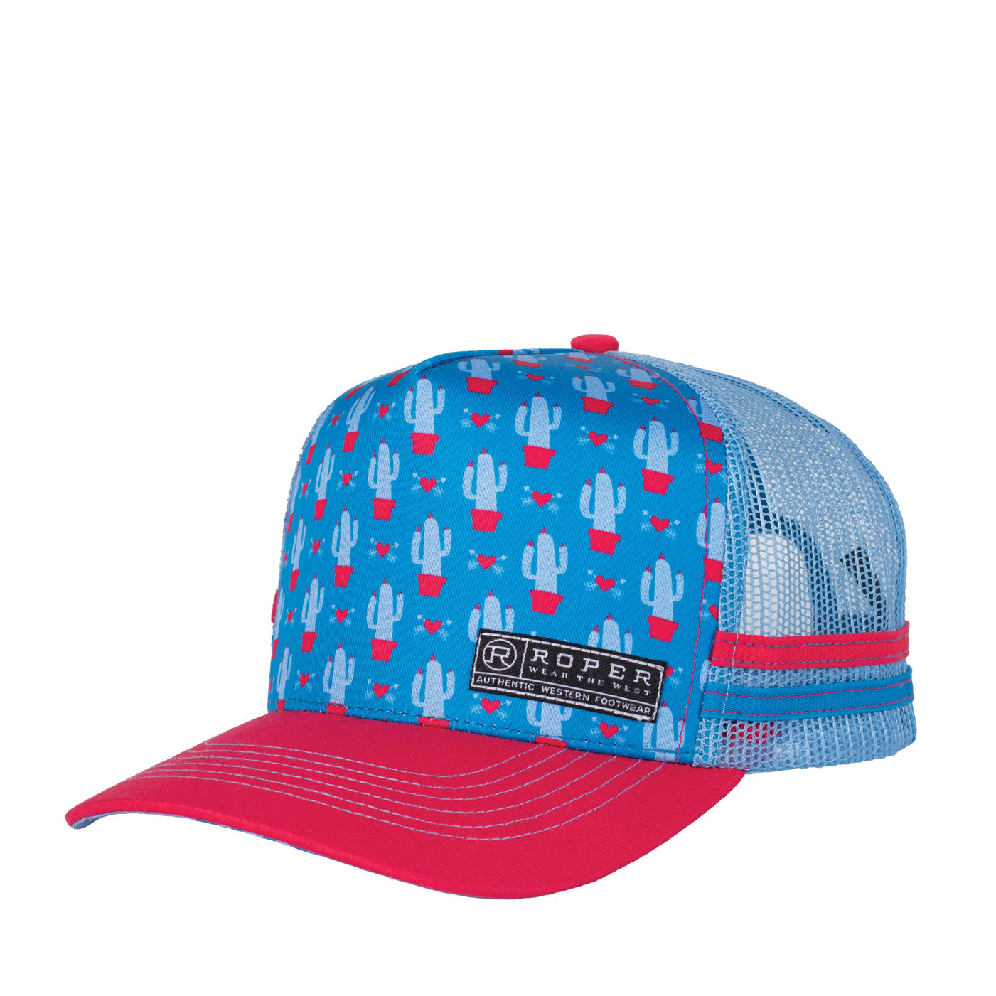 ROPER CACTUS PRINT TRUCKER CAP-Ranges Country