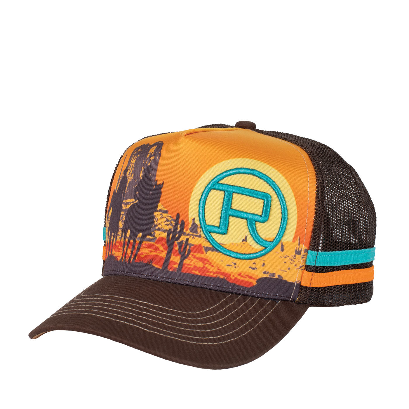 ROPER COWFOLK SUNSET TRUCKER CAP-Ranges Country