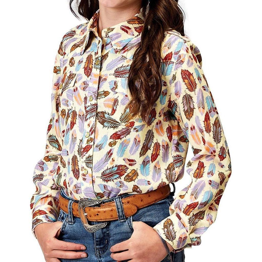 ROPER GIRLS FIVE STAR SHIRT-Ranges Country