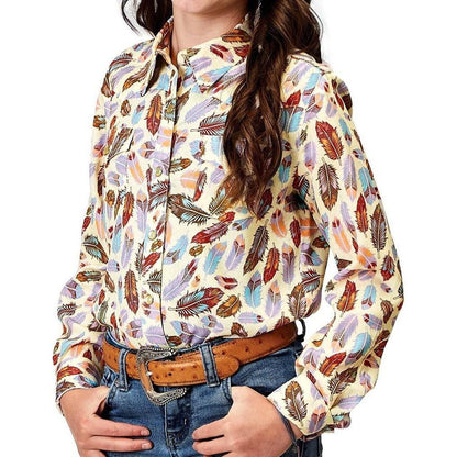 ROPER GIRLS FIVE STAR SHIRT-Ranges Country