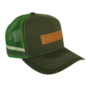 ROPER LEATHER PATCH TRUCKER CAP-Ranges Country
