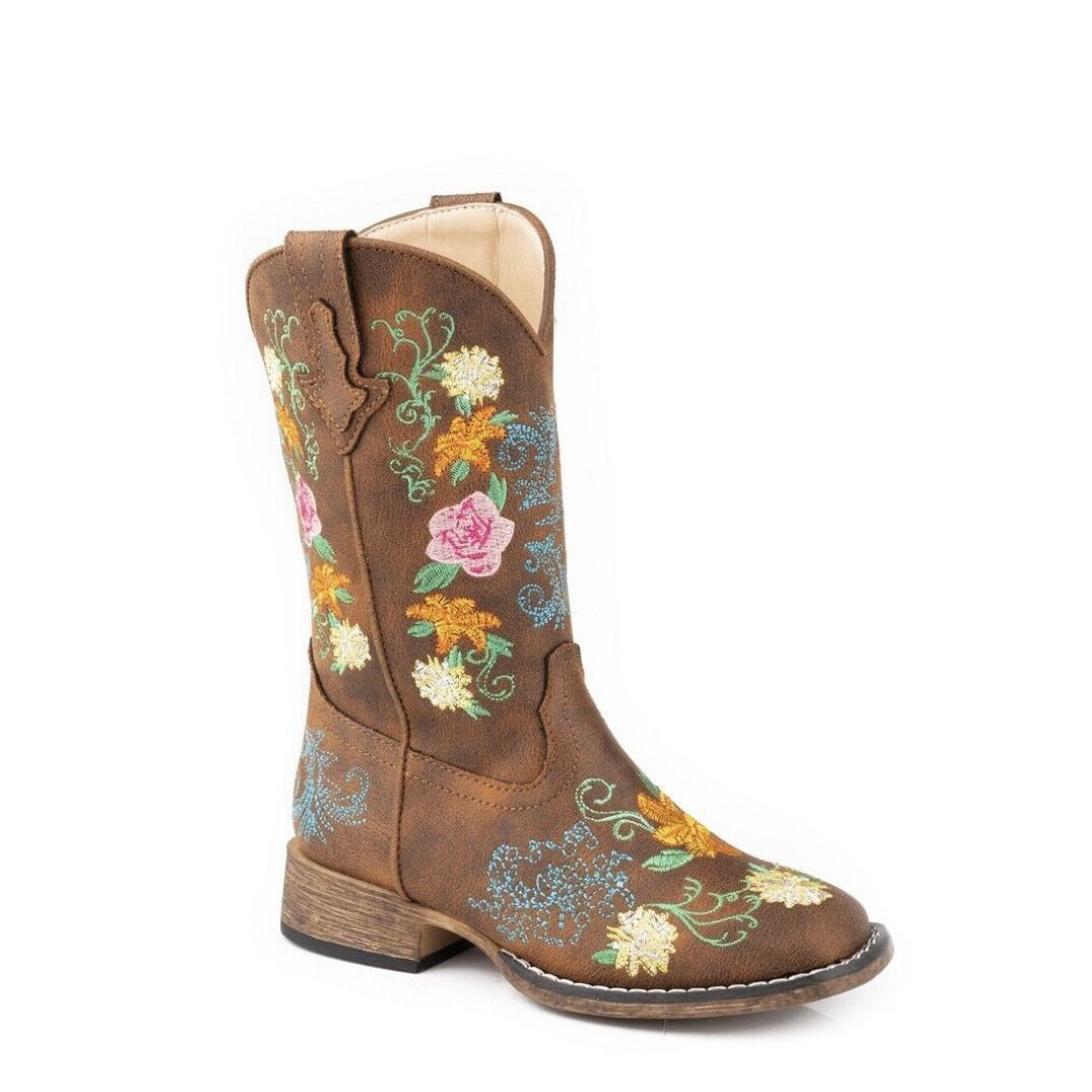 ROPER LITTLE KIDS BAILEY FLORAL BOOTS-Ranges Country