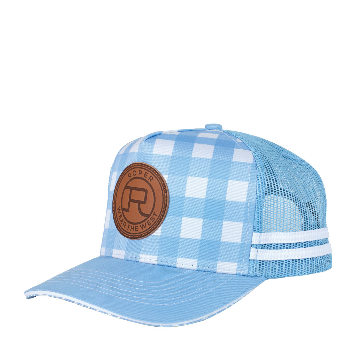 ROPER MINI PLAID TRUCKER CAP-Ranges Country