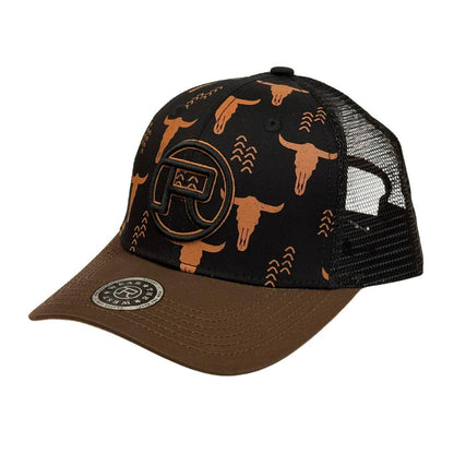 ROPER SKULL PRINT TRUCKERS CAP-Ranges Country