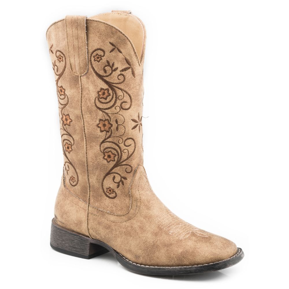 ROPER WOMENS BAILEY FLORAL BOOTS-Ranges Country