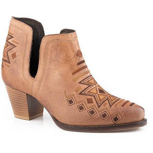 ROPER WOMENS ROWDY AZTEC BOOTS-Ranges Country