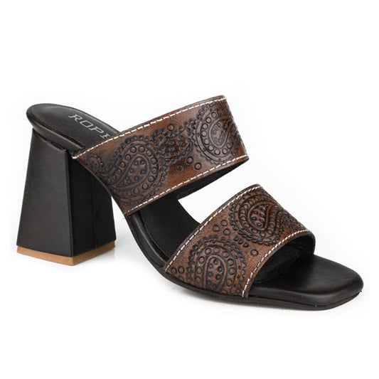 ROPER WOMENS STELLA TOOLED SANDALS-Ranges Country