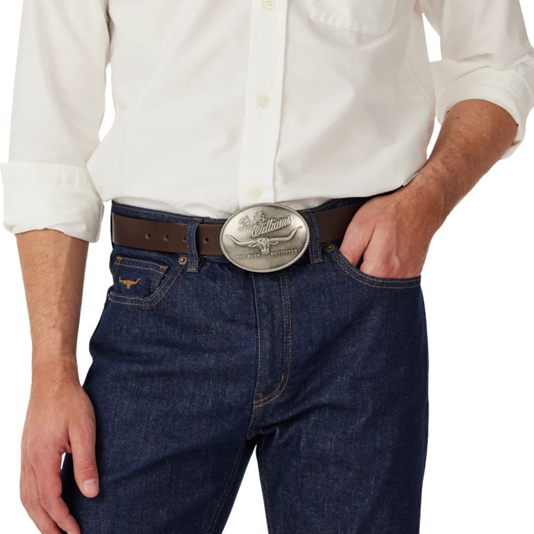 R.M.WILLIAMS LOGO BUCKLE