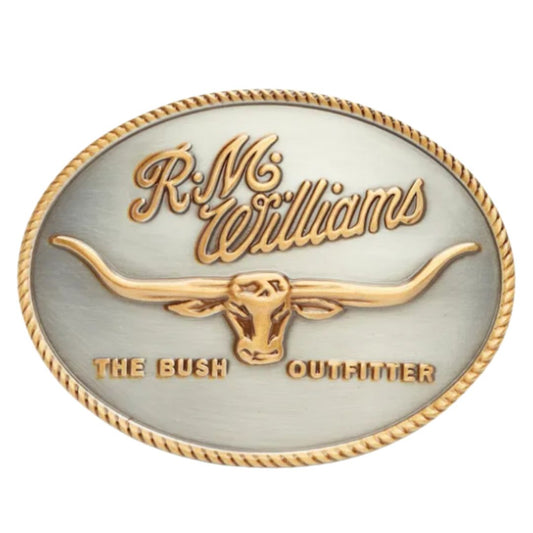 R.M.WILLIAMS LOGO BUCKLE-Ranges Country