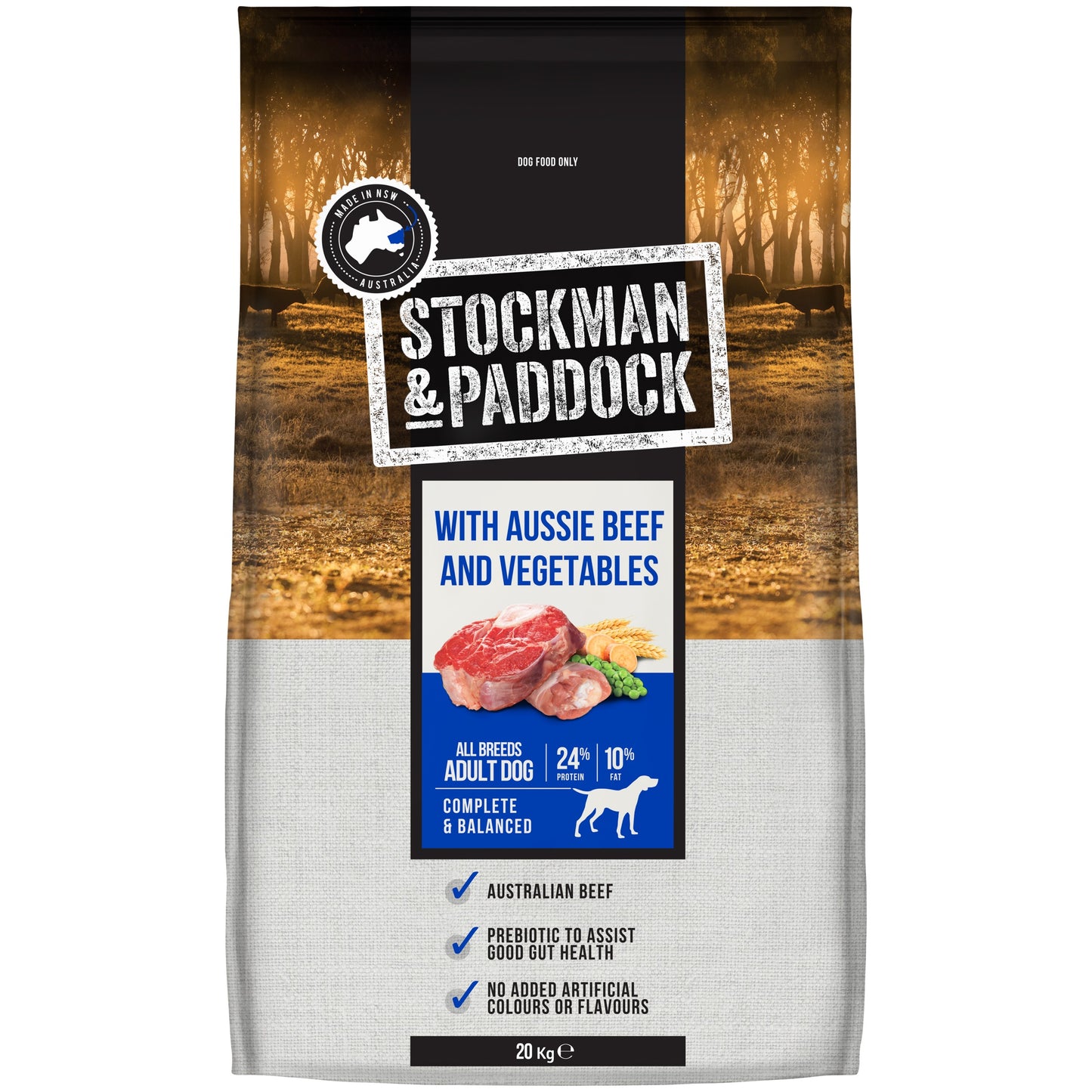 STOCKMAN & PADDOCK AUSSIE BEEF & VEG 20KG-Ranges Country