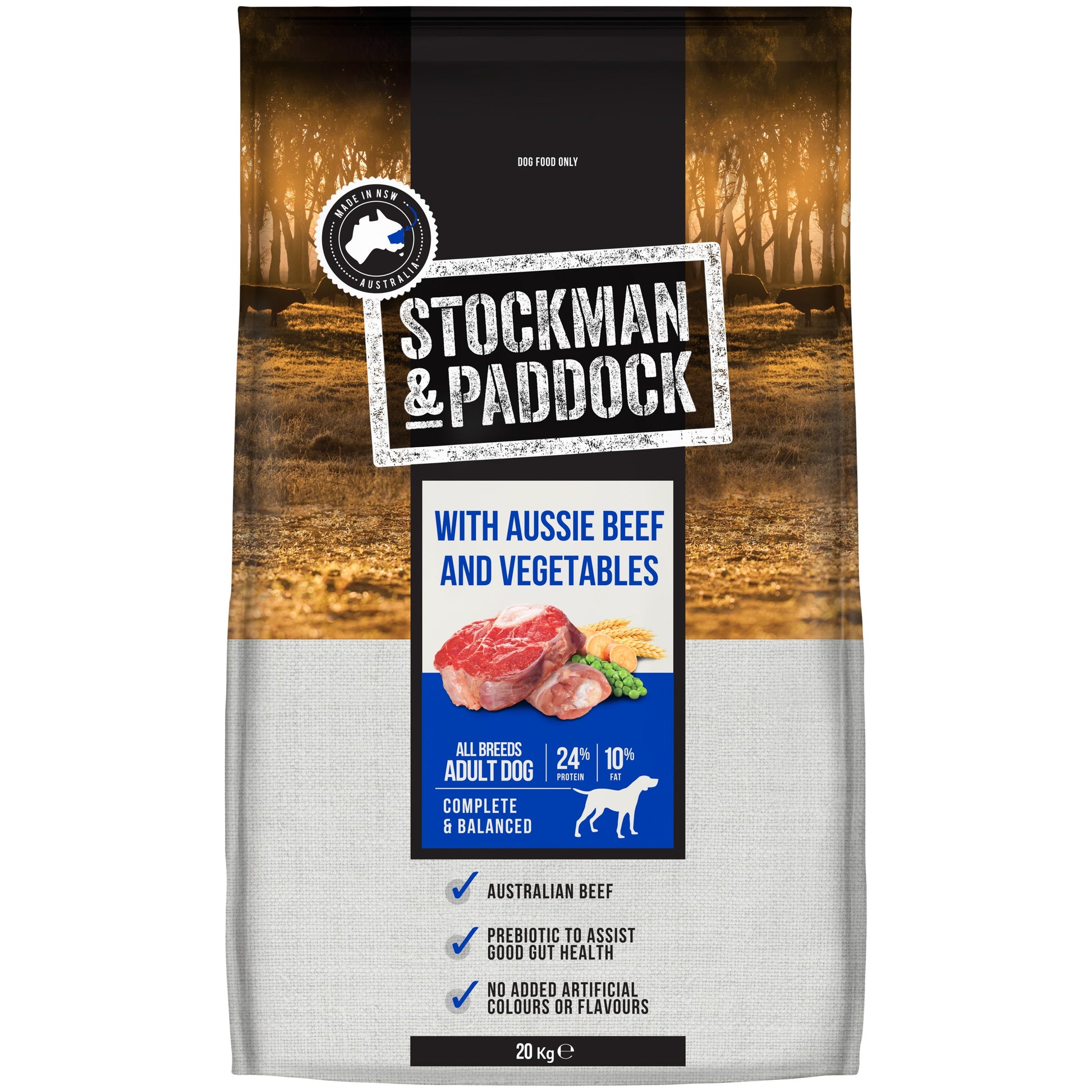 STOCKMAN & PADDOCK AUSSIE BEEF & VEG 20KG-Ranges Country
