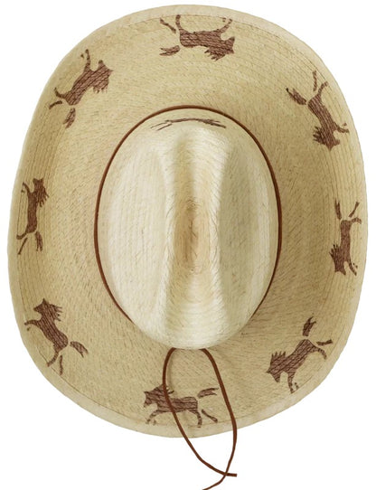 SUNBODY KIDS CATTLEMAN RUNNING HORSES HAT