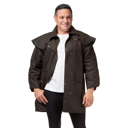 SYD HILL 3/4 LENGTH OILSKIN COAT-Ranges Country