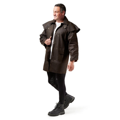 SYD HILL 3/4 LENGTH OILSKIN COAT-Ranges Country