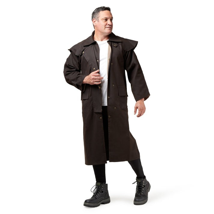 SYD HILL FULL LENGTH OILSKIN COAT