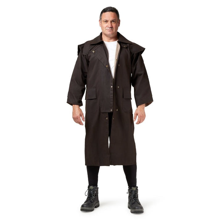 SYD HILL FULL LENGTH OILSKIN COAT-Ranges Country