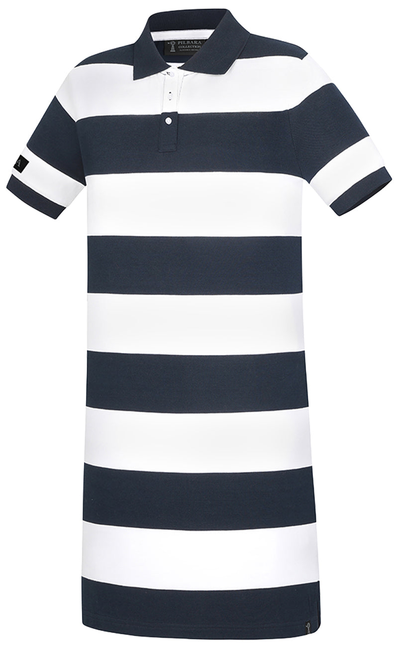 PILBARA WOMENS MADELINE CLASSIC COTTON POLO DRESS