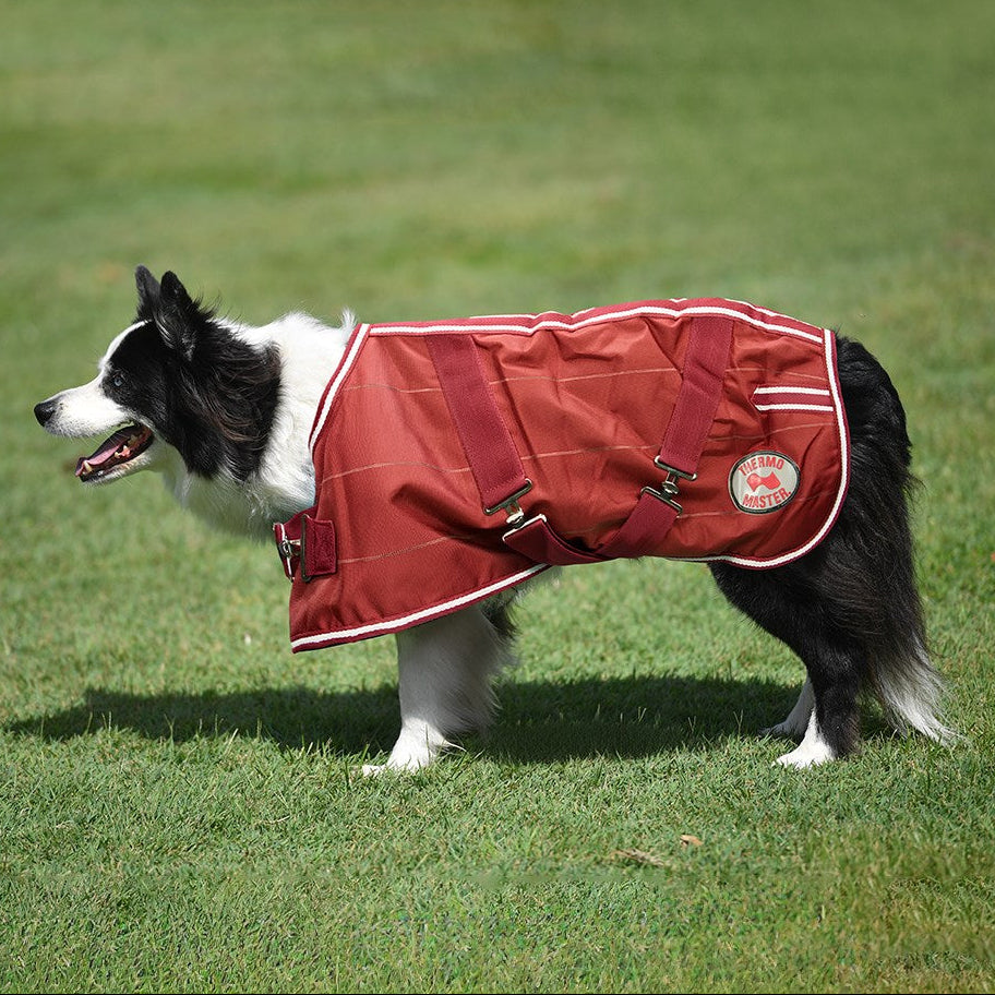 THERMO MASTER SUPREME CHERRY HI-VIS DOG COAT-Ranges Country