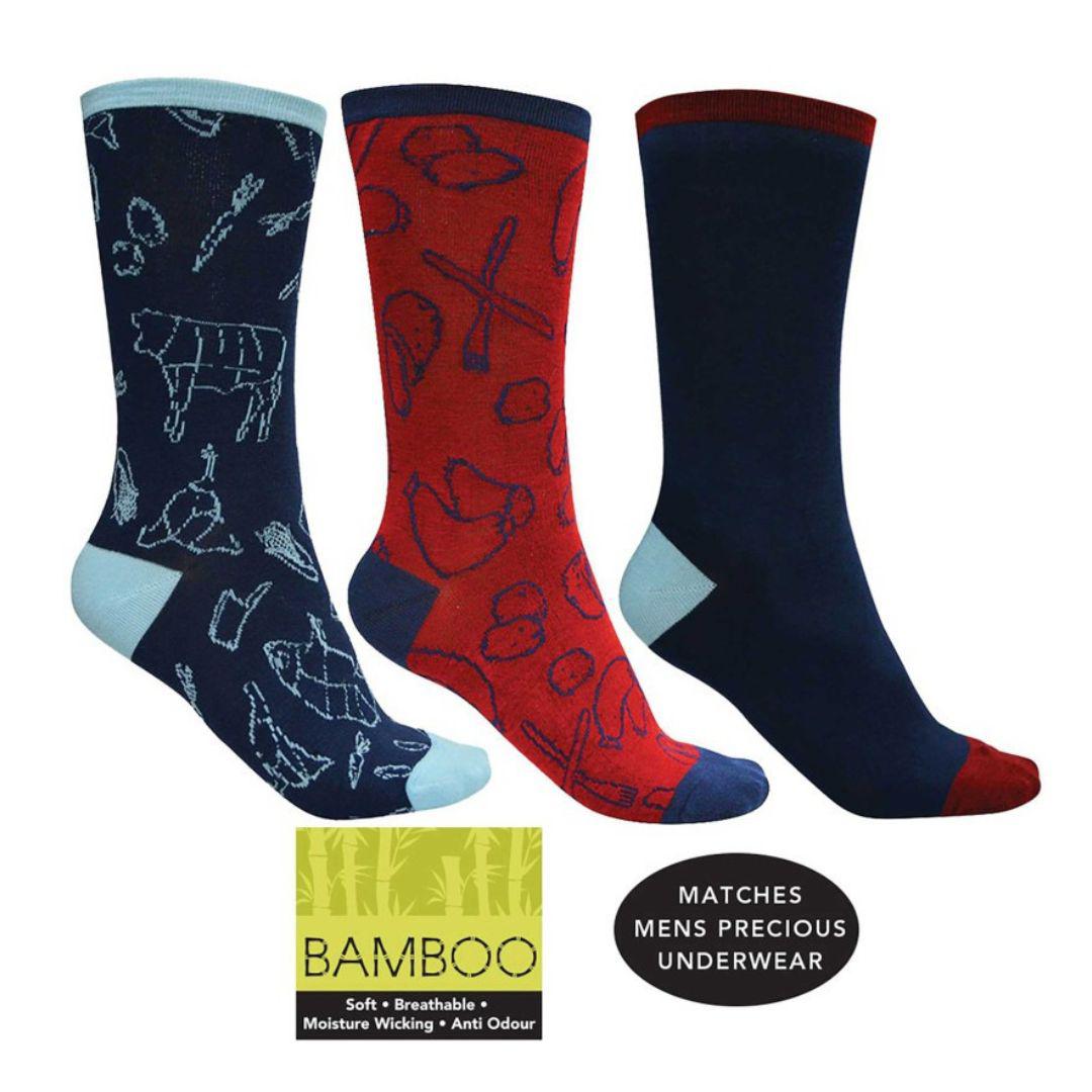 THOMAS COOK BAMBOO SOCKS 3 PACK-Ranges Country