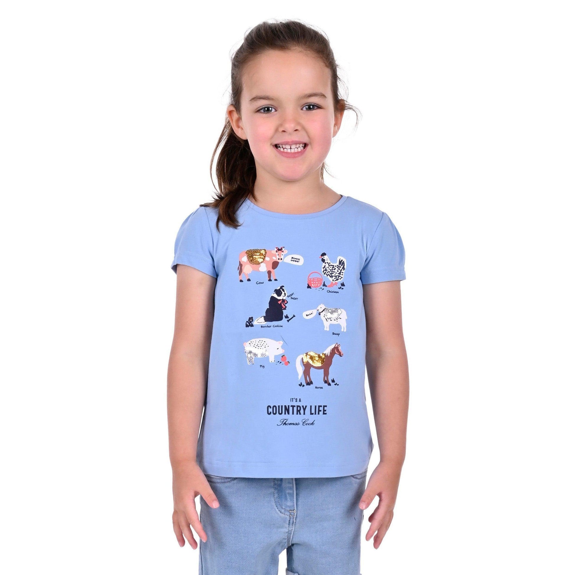 THOMAS COOK GIRLS CHARLOTTE TEE-Ranges Country
