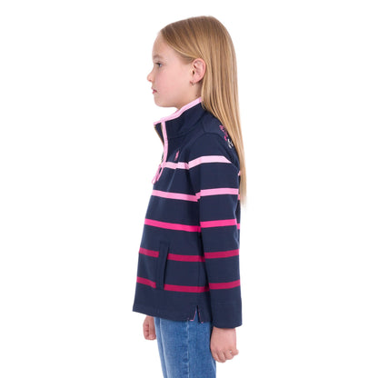 THOMAS COOK GIRLS GEMMA 1/4 ZIP RUGBY