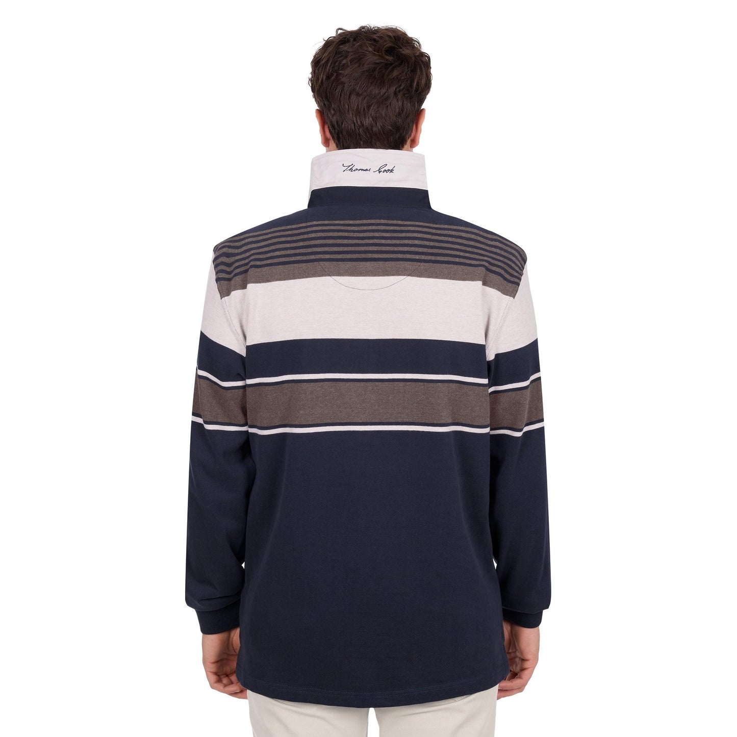 THOMAS COOK MENS BRYAN STRIPE RUGBY