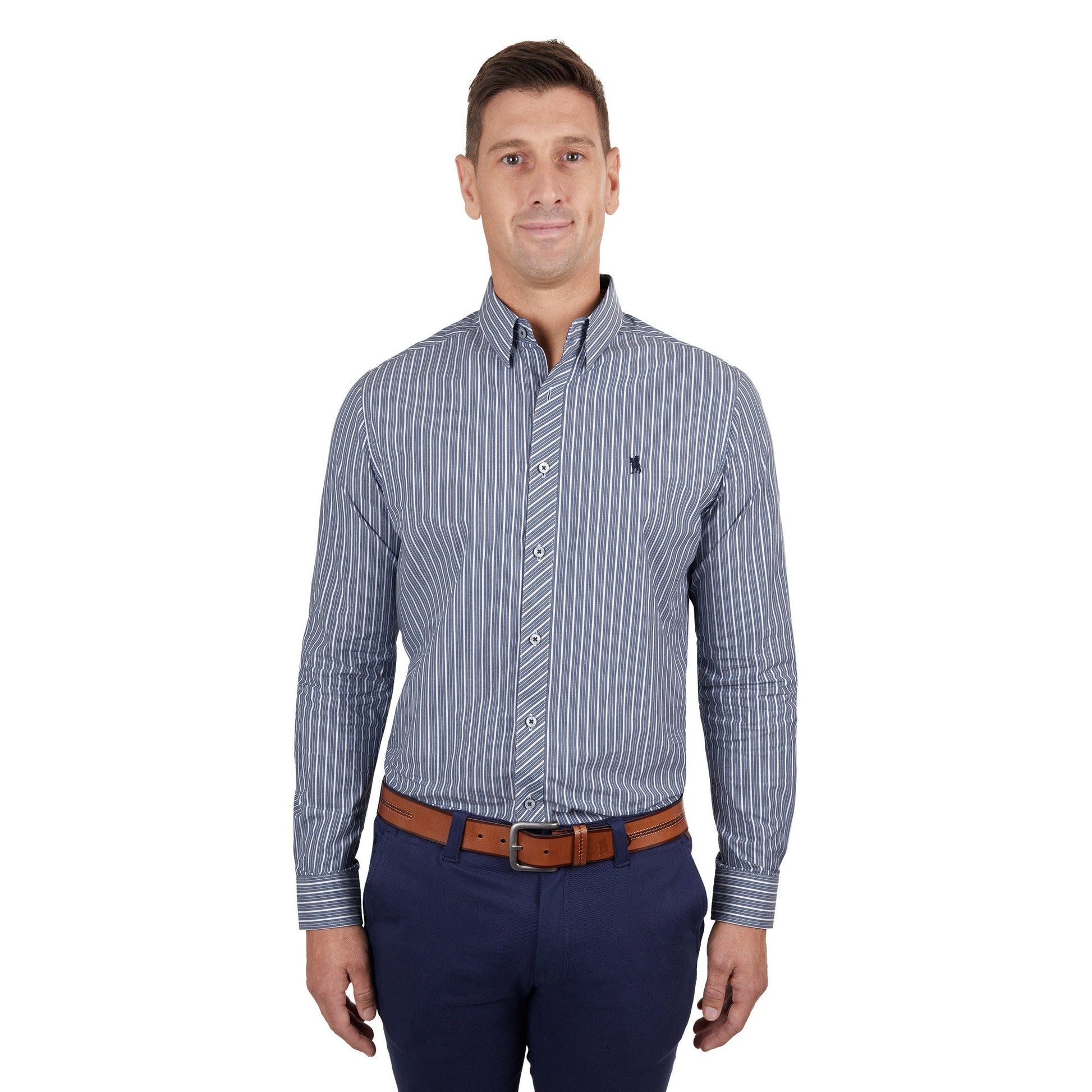 THOMAS COOK MENS HUGH TAILORED SHIRT-Ranges Country