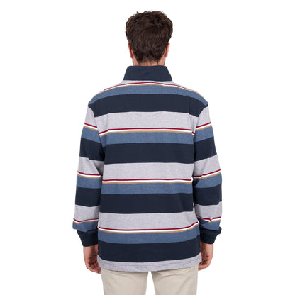 THOMAS COOK MENS NATHAN 1/4 ZIP RUGBY