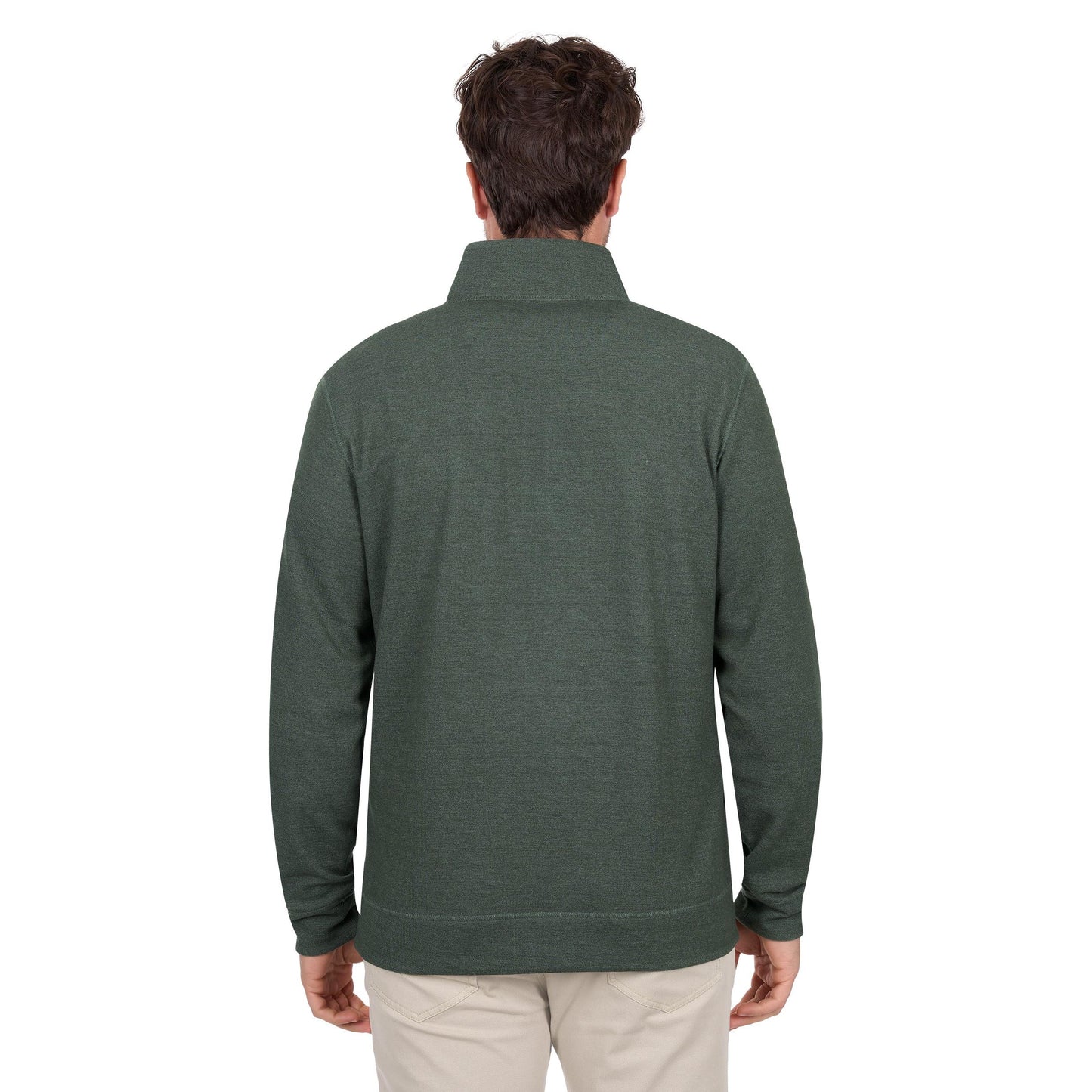 THOMAS COOK MENS VIC REVERSIBLE 1/4 ZIP JUMPER