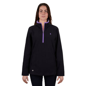 THOMAS COOK WOMENS CHARLIE 1/4 ZIP RUGBY-Ranges Country