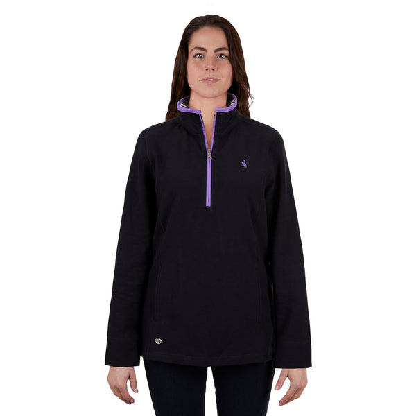 THOMAS COOK WOMENS CHARLIE 1/4 ZIP RUGBY-Ranges Country