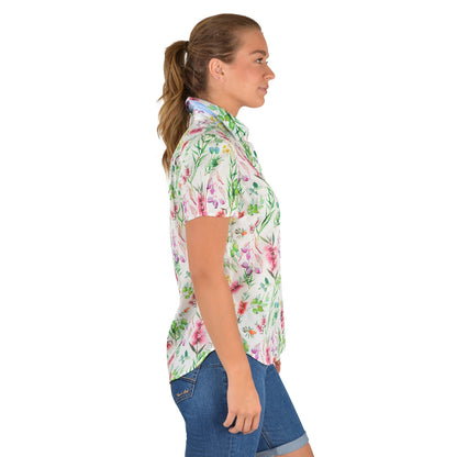THOMAS COOK WOMENS CLAIRE PIN TUCK SHIRT
