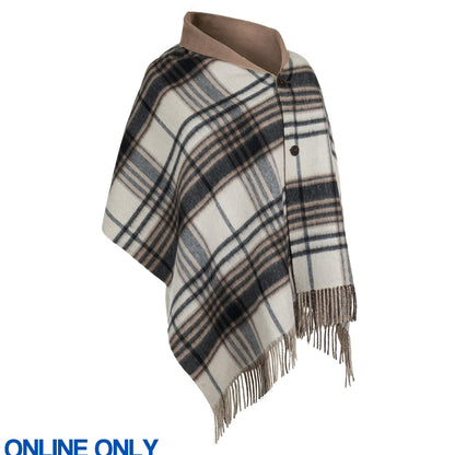 THOMAS COOK WOMENS EVA REVERSIBLE PONCHO-Ranges Country