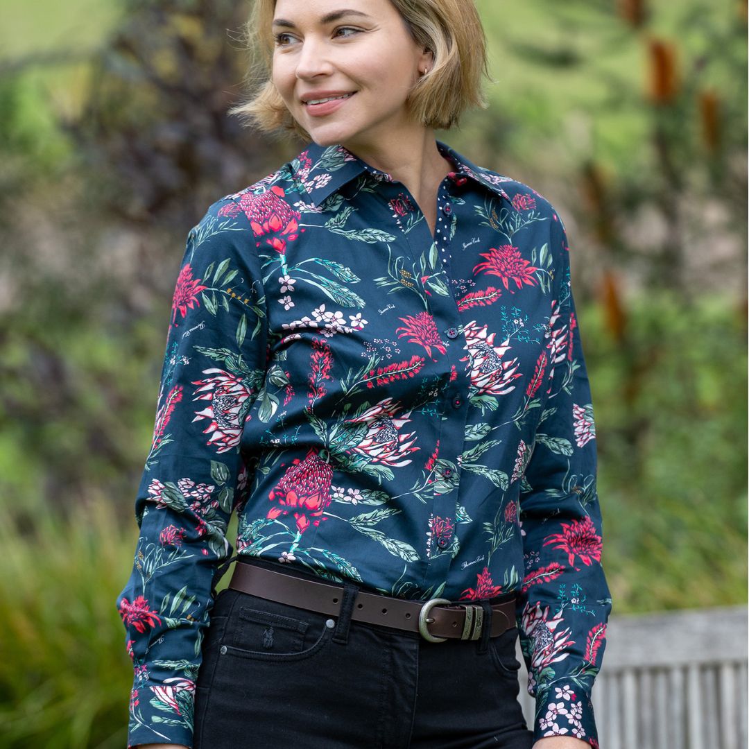 THOMAS COOK WOMENS FLORA SHIRT-Ranges Country