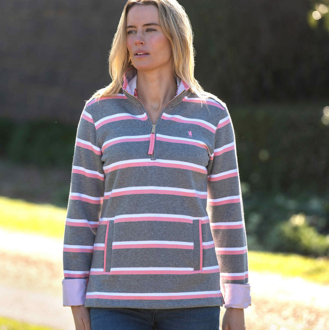 THOMAS COOK WOMENS JANE 1/4 ZIP RUGBY
