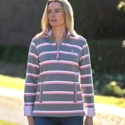 THOMAS COOK WOMENS JANE 1/4 ZIP RUGBY