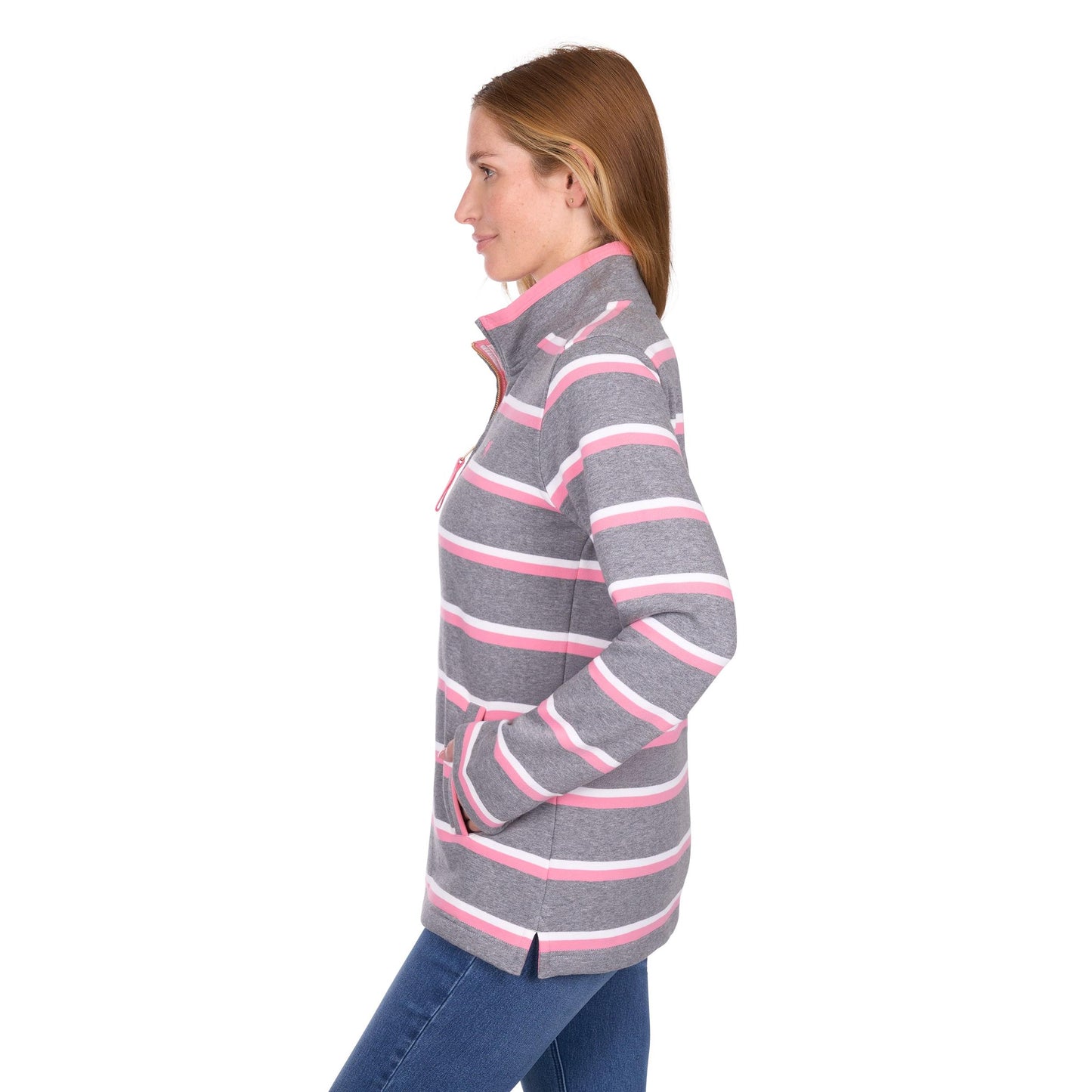 THOMAS COOK WOMENS JANE 1/4 ZIP RUGBY