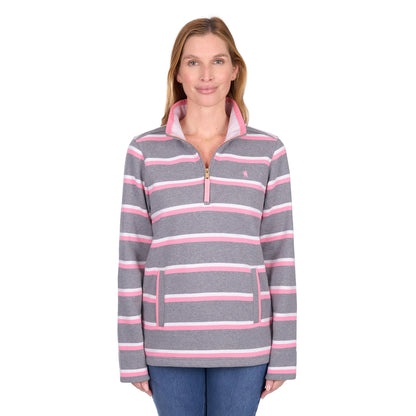 THOMAS COOK WOMENS JANE 1/4 ZIP RUGBY-Ranges Country