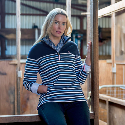 THOMAS COOK WOMENS LEXI 1/4 ZIP RUGBY