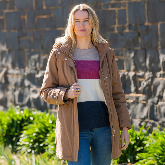 THOMAS COOK WOMENS MADISON PARKA-Ranges Country