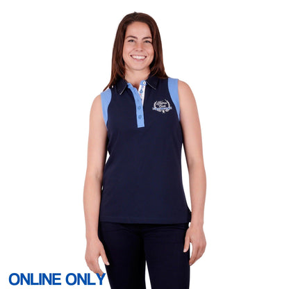 THOMAS COOL WOMENS BAILEY SLEEVELESS POLO-Ranges Country