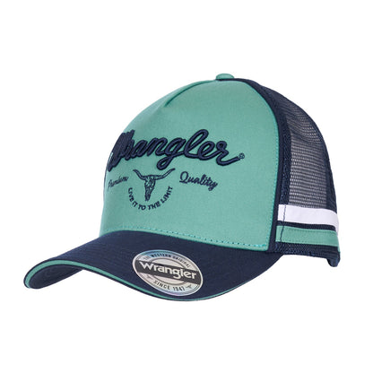 WRANGLER ARTHUR HIGH PROFILE TRUCKER CAP-Ranges Country