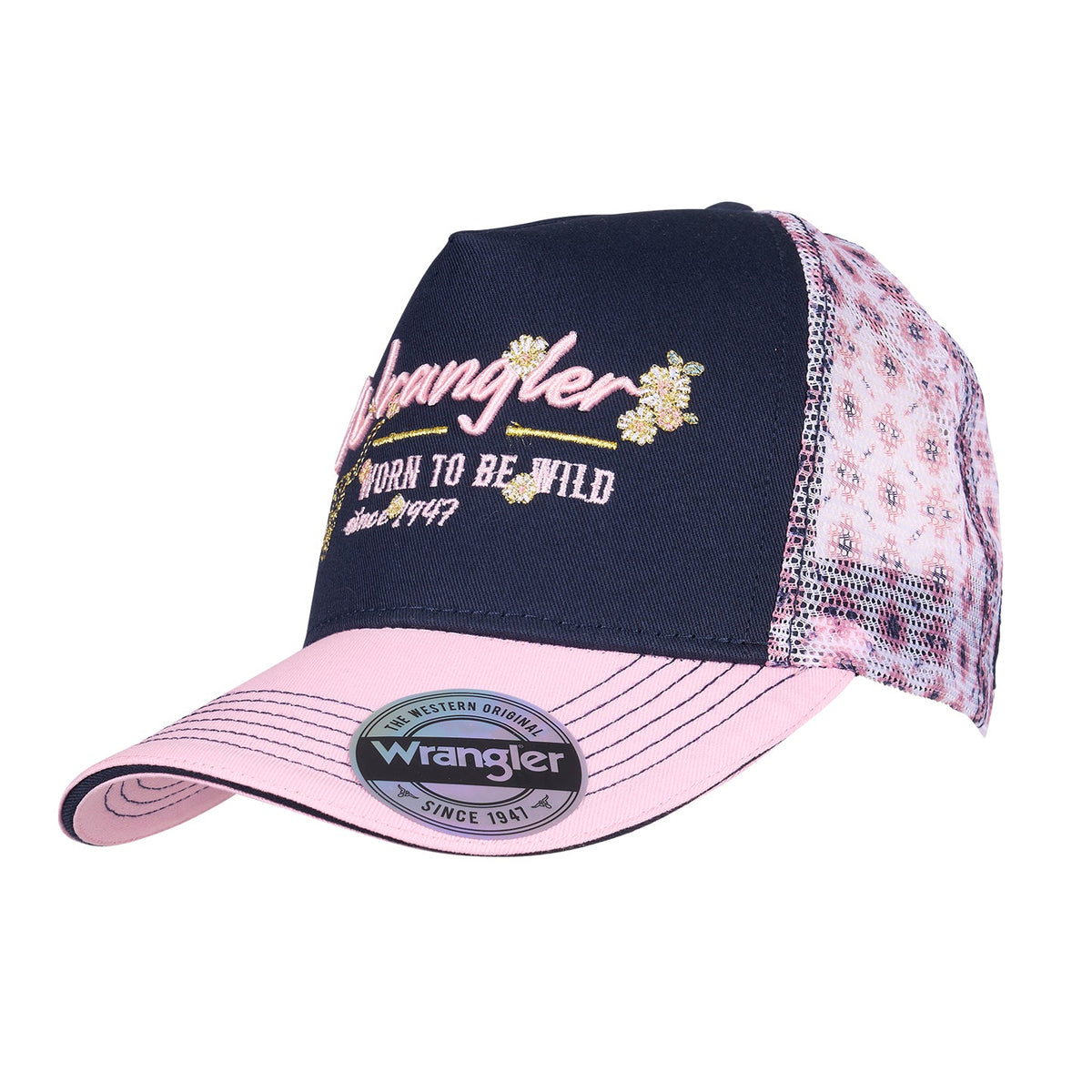 WRANGLER BELLA HIGH PROFILE PONYTAIL TRUCKER CAP-Ranges Country
