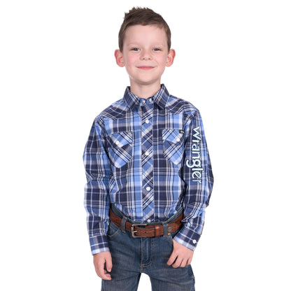 WRANGLER BOYS BILLY LOGO SHIRT-Ranges Country