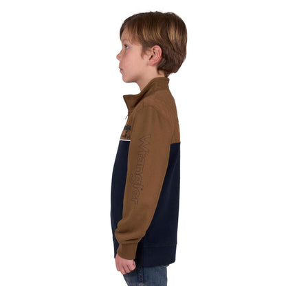 WRANGLER BOYS TATE 1/4 ZIP JUMPER