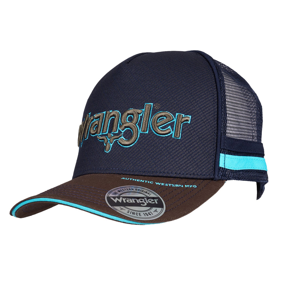 WRANGLER CHASE HIGH PROFILE TRUCKER CAP-Ranges Country