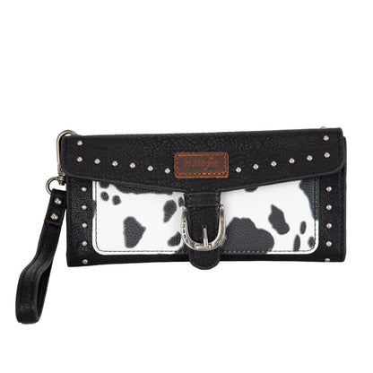 WRANGLER COW PRINT WALLET-Ranges Country