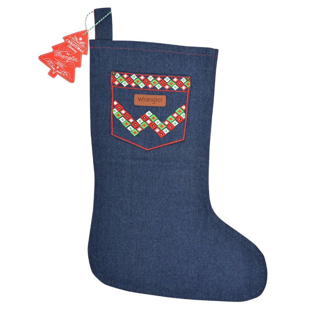 WRANGLER DENIM XMAS STOCKING-Ranges Country